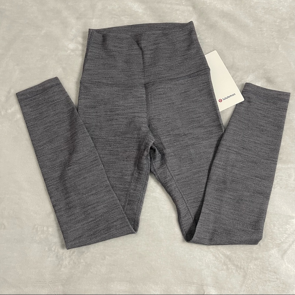 Gray Lululemon leggings size 2